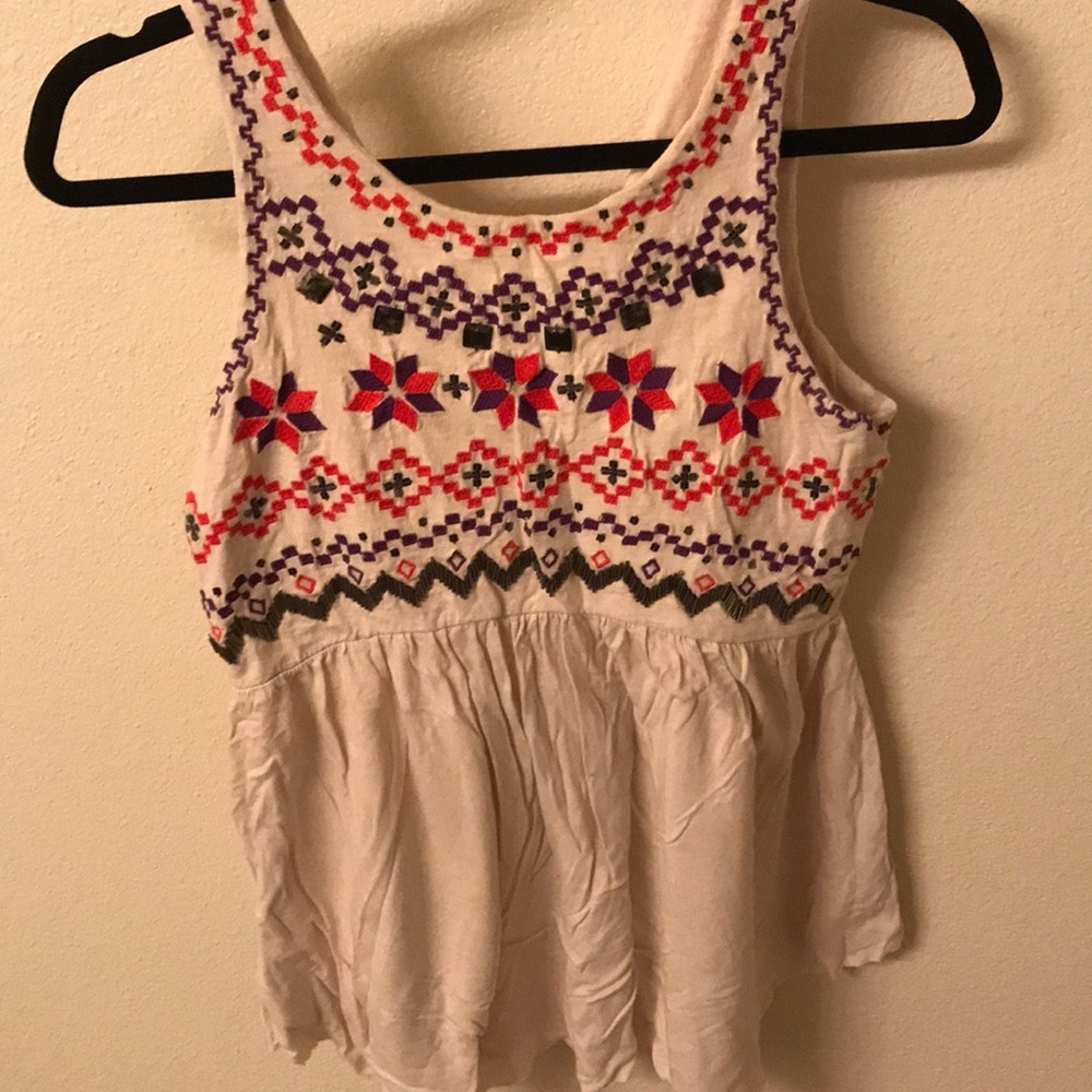 Free People babydoll cut top